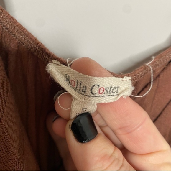 Rolla Coster Brown Jumpsuit - Size S - Picture 3 of 4
